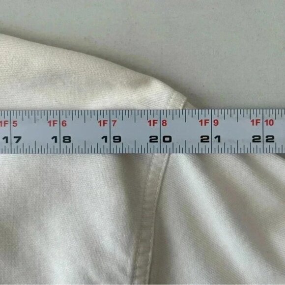 Northern Spirit Men’s Button Down Shirt Cotton Long Sleeve Classic White Medium - Picture 11 of 15